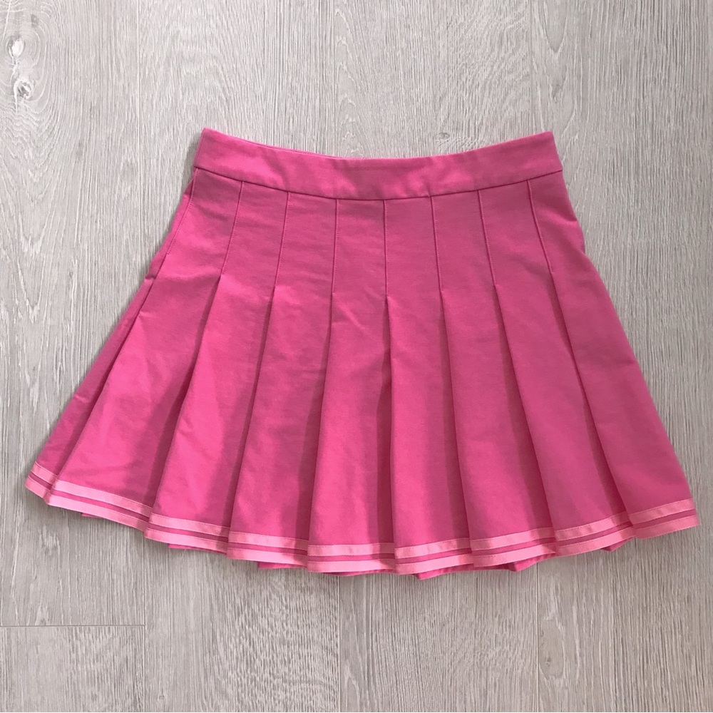 Aritzia Sunday Best Olive Micro Pleated Mini Skirt